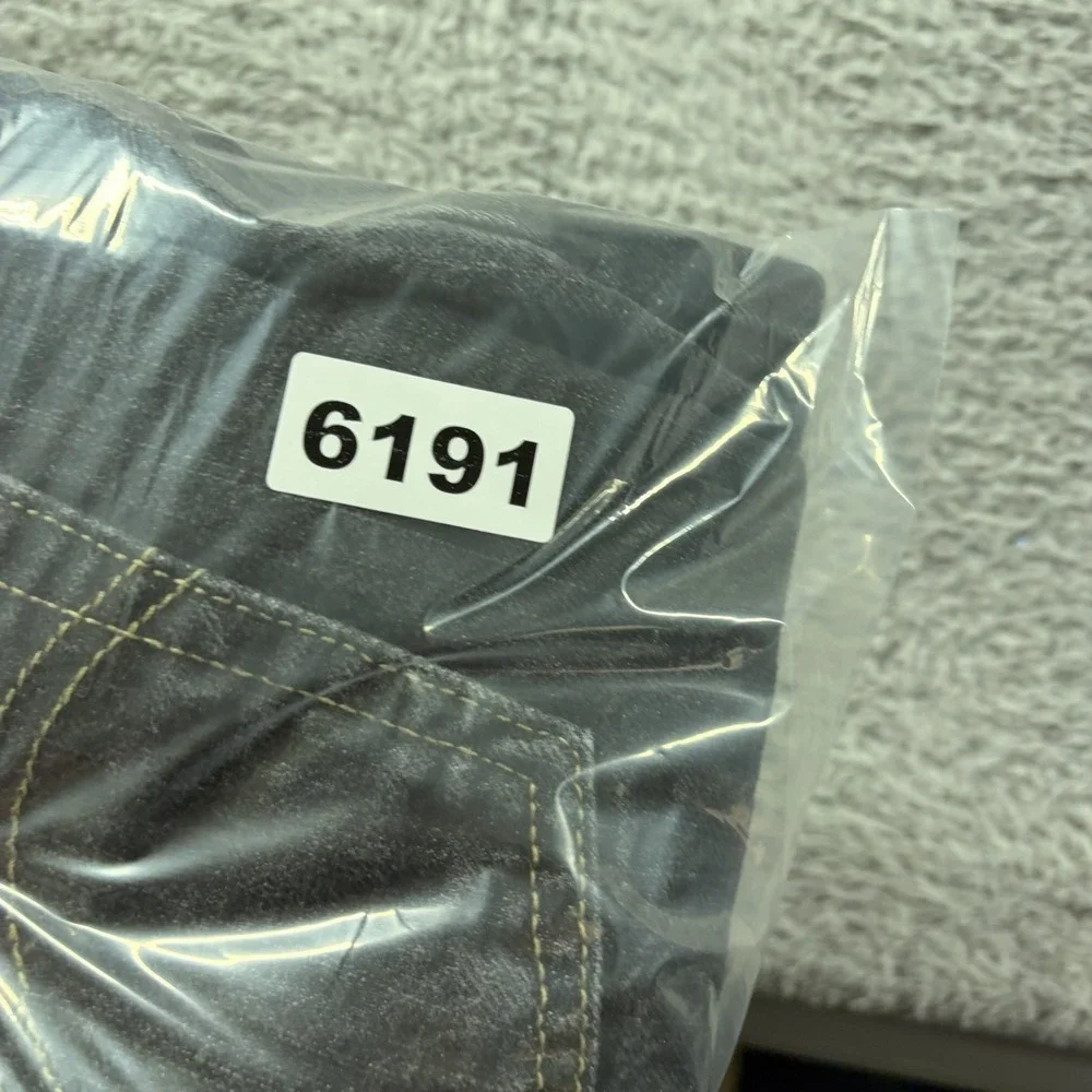 Vintage Levi 569 Jorts Mens 36 Black Dark Wash Jean Shorts Denim 11